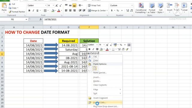 How to Change Date Format in Excel in Urdu/Hindi | Excel Made Easy | The Online Guru смотреть онлайн