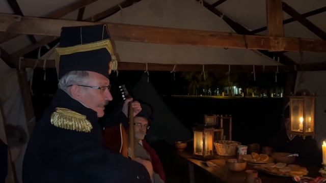 Бородино 2022г Вечер на бивуаке кирасир. смотреть онлайн