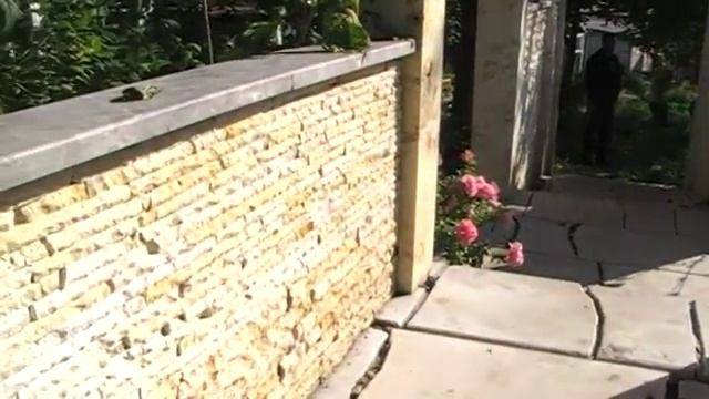 Забор из натурального камня своими руками смотреть онлайн