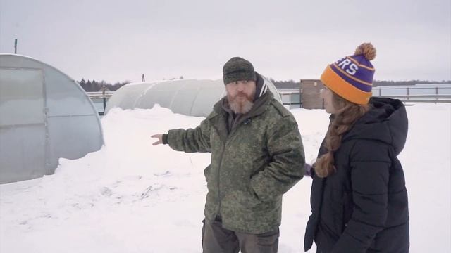 ? Павлины на зимней ферме! Часть 2