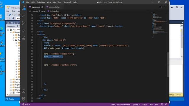 PHP & SQL Server Tutorial | Create Table With PHP in Microsoft SQL Server 2019 смотреть онлайн