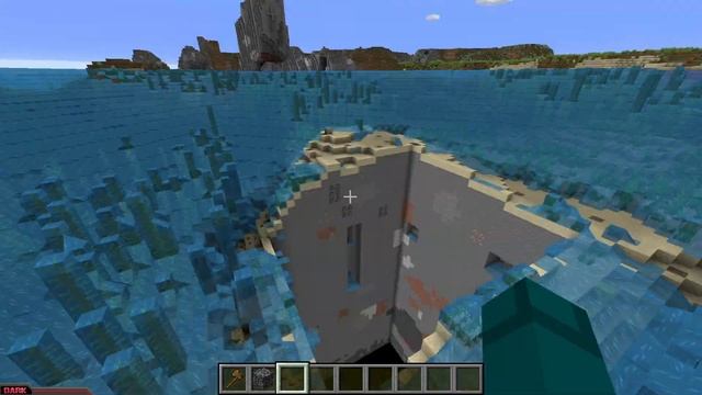I tried Realistic Water to drain the Ocean in Minecraft смотреть онлайн