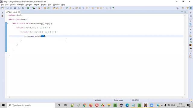 Java program to print right triangle star pattern смотреть онлайн
