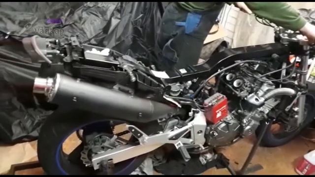 Восстановление мотоцикла Honda CB600 Hornet (7 часть) [2019] смотреть онлайн