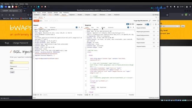 bWAPP SQL Injection in Login Form/Hero | Web Application Penetration Testing смотреть онлайн