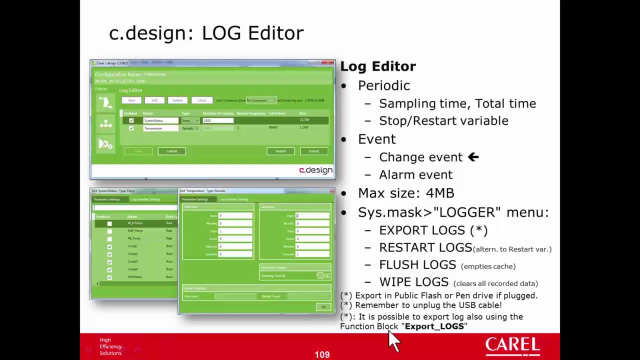 Carel. C.SUITE. 21-c.design. LOG Editor. смотреть онлайн