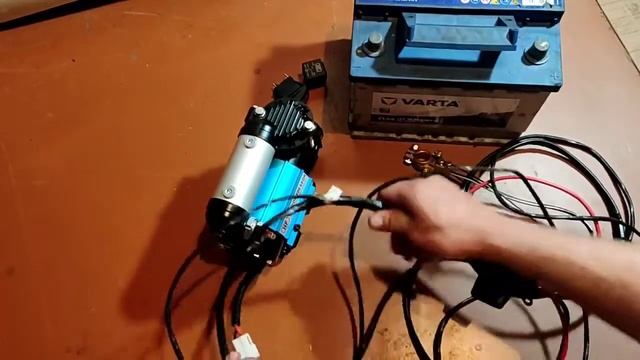 HF-CKMA12 AIR LOCKER - компрессор для пневмоблокировки (аналог ARB CKSA12). Обзор, подключение смотреть онлайн