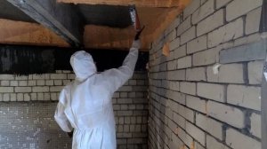 Утеплил весь гараж за 3 часа, напыляемый утеплитель Полинор (Polynor)