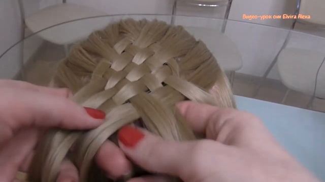 Коса из девяти прядей Многопрядка Причёска в школу смотреть онлайн