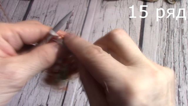 Бактус " РЫЖИК" из НЕОБЫЧНОЙ пряжи! смотреть онлайн
