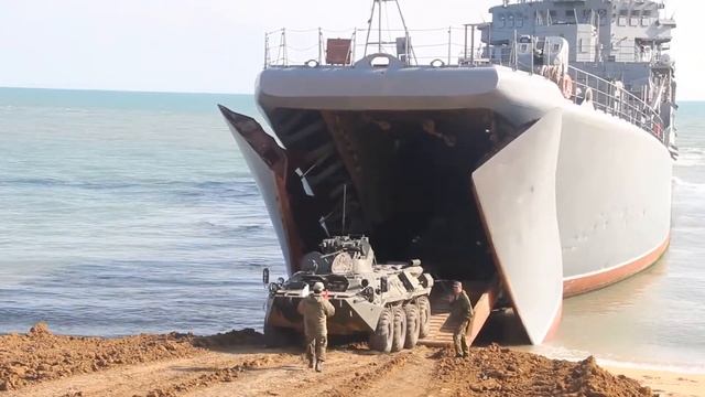 ЮВО Погрузка на БДК смотреть онлайн