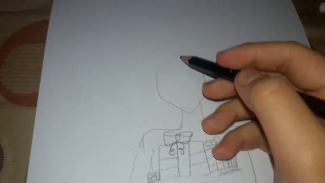 Я рисую новогодний рисунок смотреть онлайн