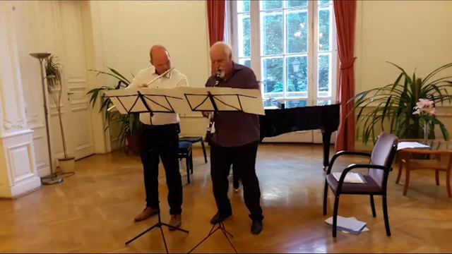 Gunnar Berg:  Duó- Szonáta  Fuvolára és Klarinétra (1942)