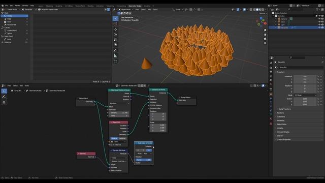 Blender 3.0 Tutorial - Align Instances in Geometry Nodes смотреть онлайн