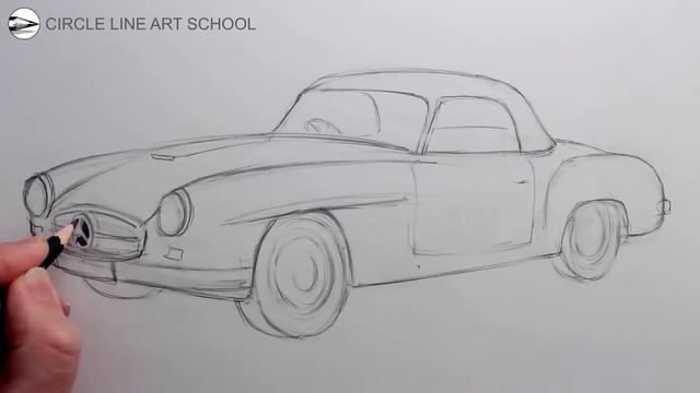 How to Draw a Realistic Car: Narrated for Beginners смотреть онлайн