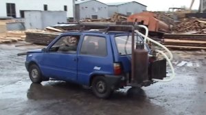 Ока на древесном угле