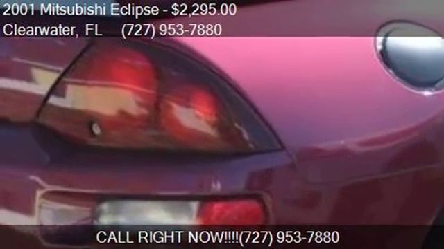 2001 Mitsubishi Eclipse GS 2dr Hatchback for sale in Clearwa смотреть онлайн