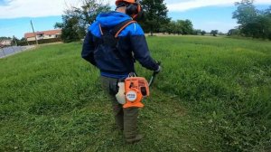 STIHL FS-55 - TEST 2022. ONLY 1 HP !!