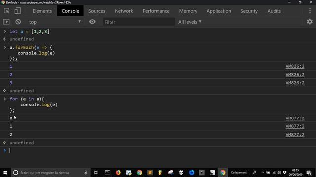 Iterate elements of an array in Python and Javascript 3 смотреть онлайн