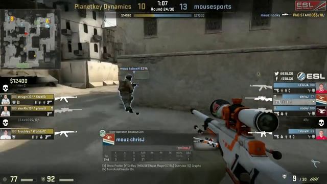 CS:GO - mousesports vs. Planetkey Dynamics - EPS Finals 2014 Grand Final смотреть онлайн