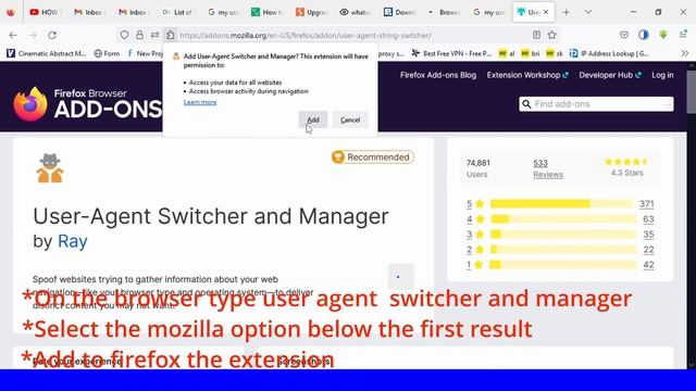 HOW TO CHANGE MOZILLA FIREFOX USER AGENT