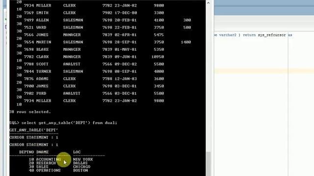 PL/SQL Tutorial : SYS REFCURSOR Dynamic Cursor Variable смотреть онлайн