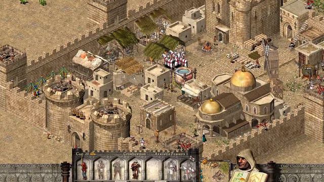 Stronghold Crusader mission 3: Konya, Frederick Barbarossa (easy&fast win) смотреть онлайн