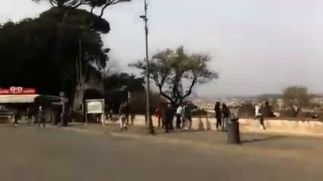 Rome real time tour - piazza Giuseppe Garibaldi смотреть онлайн