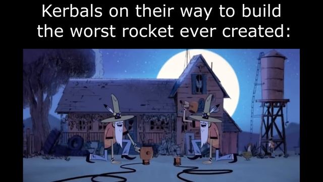 Kerbals On Their Way To Build The Worst Rocket Ever Created