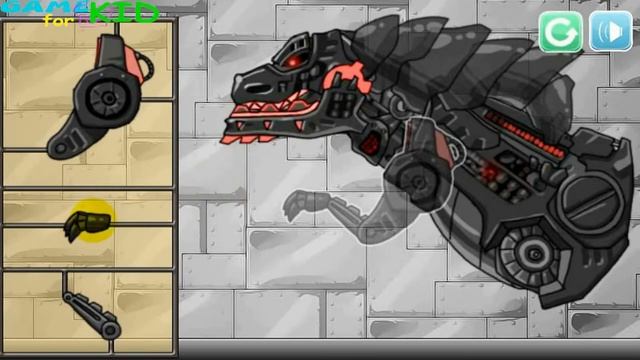 Game4Kid - Assemble Dino Robot Terminator T Rex. смотреть онлайн