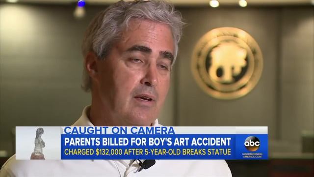 Parents hit with $132,000 bill after son knocks over a statue смотреть онлайн