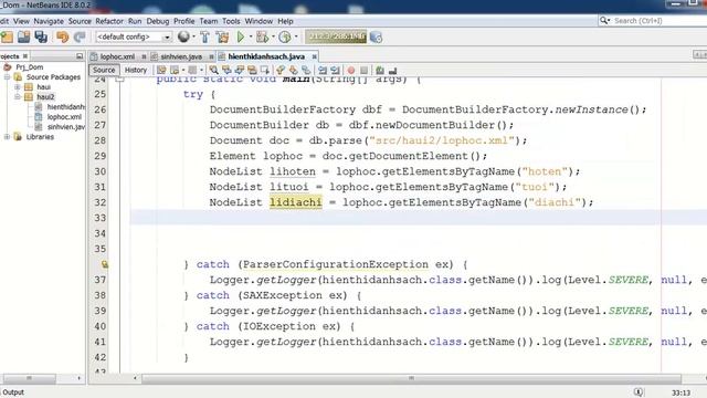 Đọc file xml trong Java. смотреть онлайн