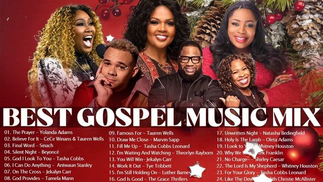 Best Gospel Music Mix 2023 🎄 Greatest Christmas Black Gospel Songs Of Cece Winans, Sinach...