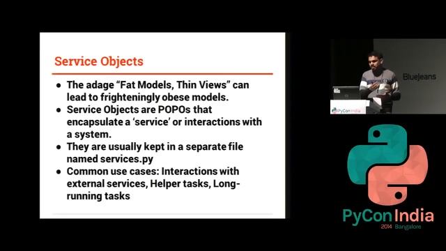 Django Design Patterns - Pycon India 2014 смотреть онлайн