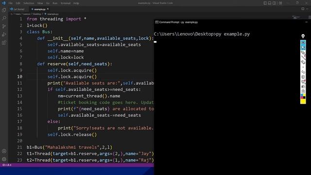RLock in Multithreading Python | Multithreading in Python | Thread Synchronization смотреть онлайн