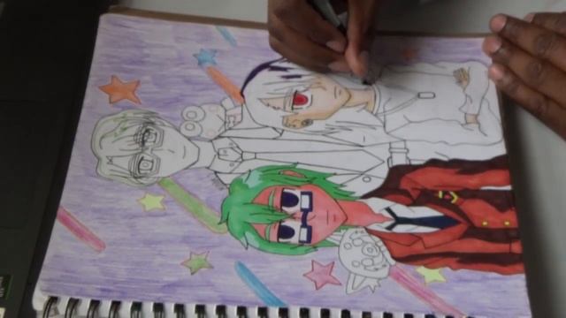 Drawing Sanrio Danshi With Retsu