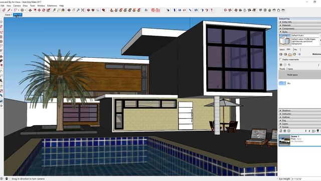 Quickly Saving Camera Views In SketchUp With Scenes - SketchUp Quick Tip