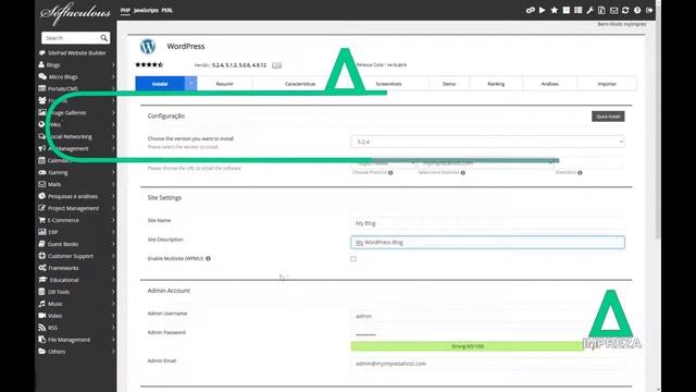 Como instalar o WordPress na sua conta cPanel смотреть онлайн