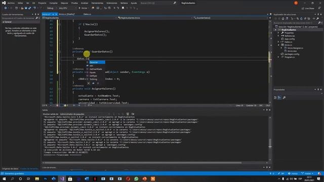 Sqlite en C# Parte 1B- Creación de Base de Datos, Inserción y consulta de registros смотреть онлайн