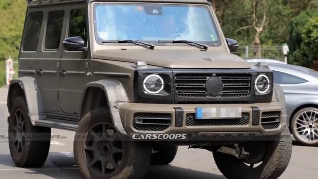 New Mercedes-AMG G-Class 4×4² Is Getting Ready For Munich With A Military-Style Wrap смотреть онлайн