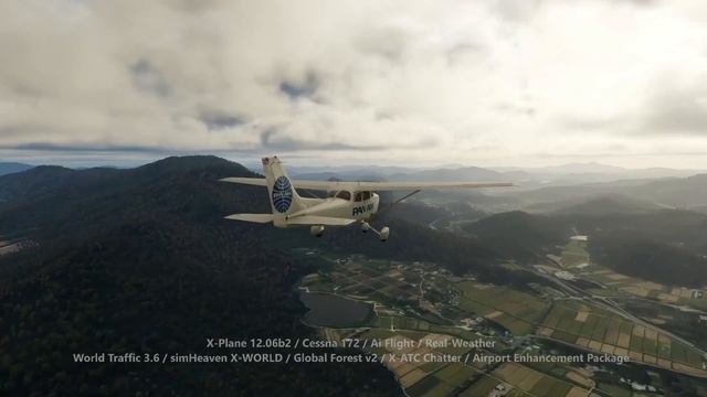 X-Plane 12.06b2 / The clouds have improved once more! / 2000% Fast forward смотреть онлайн