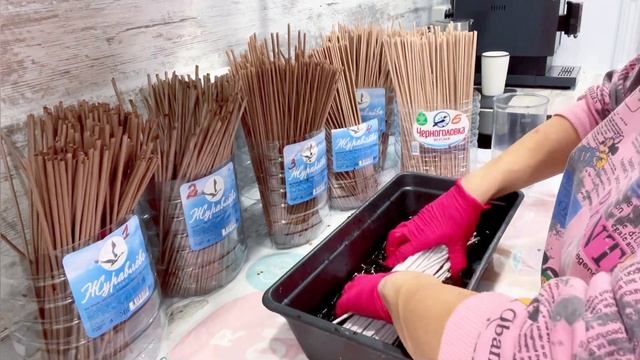 Окрашивание бумажных трубочек морилкой в цвет Меланж смотреть онлайн