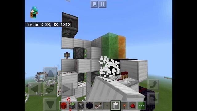 Simple Realistic 2 way Elevator in Minecraft Bedrock Edition (Flying Machine Based)