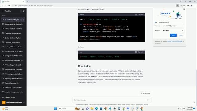 Sorting strings with integers and text in Python смотреть онлайн