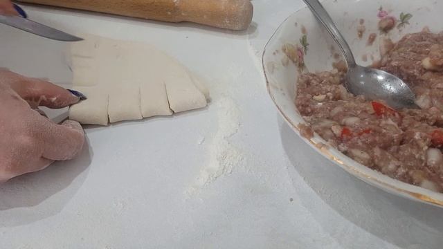 ОСЕТИНСКИЙ ПИРОГ С МЯСОМ !!!ФЫТЧИН!!!❤❤❤❤ смотреть онлайн