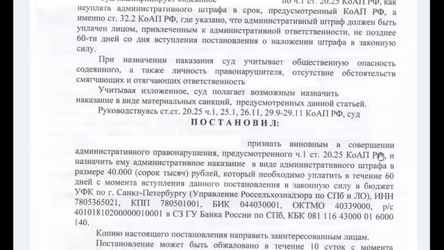 Что грозит, если своевременно не оплатить штраф за административное правонарушение смотреть онлайн