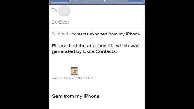 Import/Export contacts via Email смотреть онлайн