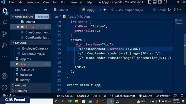 11: Difference Between React Props and State | react js in hindi смотреть онлайн