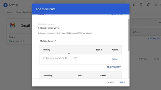 Google Workspace Admin e-mail routing смотреть онлайн