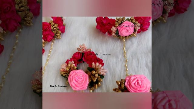 floral jewellery set 3 // floral jewellery for wedding // phuljhadi_by_prachi #prachi & sisters смотреть онлайн